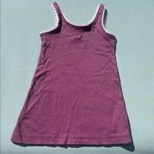LILI GAUFRETTE~Size 2-3 GIRLS GRAPE 🍇 DRESS OR TANK TOP WHEN OLDER ~LACE TRIM~